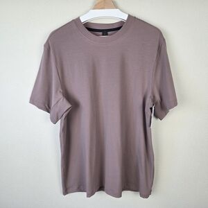 lululemon athletica Zeroed In Short Sleeve Tee Mens Size L Mauve Brown NEW